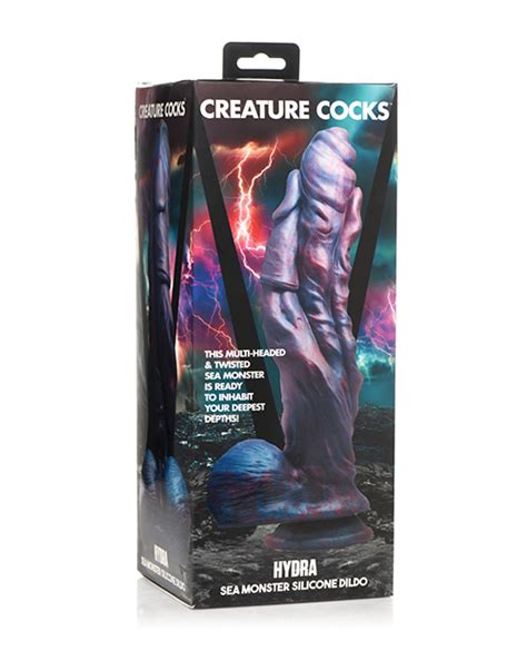 shark dildo|Creature Cocks Hydra Sea Monster Dildo